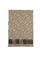 Burberry Beige Reversible Check Cashmere Scarf (Pre-owned)