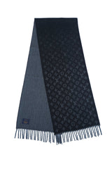 Louis Vuitton Monogram Gradient Grey Scarf (Pre-owned)