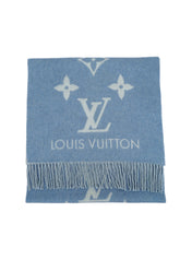 Louis Vuitton Reykjavik Sky Blue Scarf (Pre-owned)