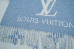 Louis Vuitton Reykjavik Sky Blue Scarf (Pre-owned)