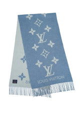 Louis Vuitton Reykjavik Sky Blue Scarf (Pre-owned)