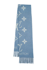 Louis Vuitton Reykjavik Sky Blue Scarf (Pre-owned)
