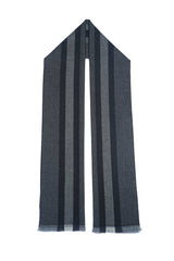 Gucci Charcoal Grey Wool Scarf (Pre-owned)