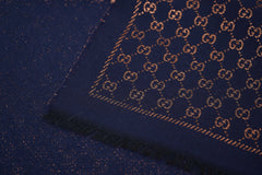 Gucci Wool Silk Jacquard GG Monogram Stenix Scarf (Pre-owned)
