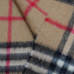 Cashmere Plaid Print Vintage Pre-Loved Scarf