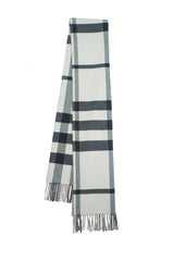 Burberry St Helene Beige Cashmere Blend Reversible Check Scarf (Pre-owned)