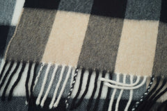 Burberry Check Cashmere Beige Scarf (Pre-owned)