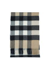 Burberry Check Cashmere Beige Scarf (Pre-owned)