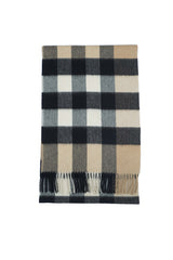 Burberry Check Cashmere Beige Scarf (Pre-owned)