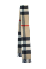 Burberry Check Cashmere Beige Scarf (Pre-owned)