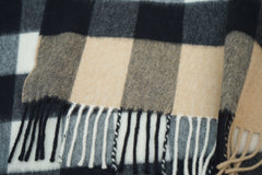Burberry Check Cashmere Beige Scarf (Pre-owned)