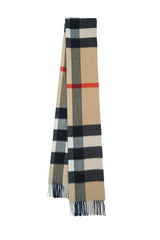 Burberry Check Cashmere Beige Scarf (Pre-owned)