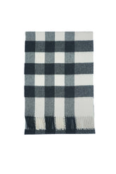 Burberry Check Cashmere Ecru Scarf (Pre-owned)