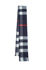 Burberry Men's Mega Cashmere Blue Check Scarf (Pre-owned)