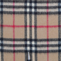 Cashmere/Wool Plaid Print Vintage Pre-Loved Scarf