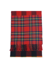 Burberry Red Check Scarf (Pre-owned)