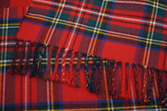 Burberry Red Check Scarf (Pre-owned)