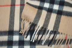 Burberry Beige Check Scarf (Pre-owned)