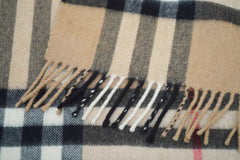 Burberry Beige Check Scarf (Pre-owned)