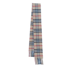 Merino Wool Plaid Print Vintage Pre-Loved Scarf