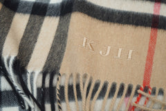 Burberry Beige Check Scarf (Pre-owned)