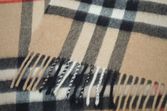 Burberry Beige Check Scarf (Pre-owned)