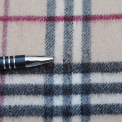 Lambswool Plaid Print Vintage Pre-Loved Scarf