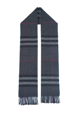 BURBERRY Check Cashmere Scarf (Pre- Owned)