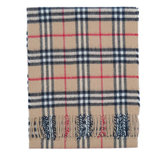 Lambswool Plaid Print Vintage Pre-Loved Scarf