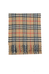 Burberry Cashmere Check Scarf (Pre-owned)