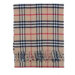 Lambswool Plaid Print Vintage Pre-Loved Scarf