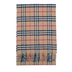 Lambswool Plaid Print Vintage Pre-Loved Scarf