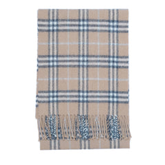 Lambswool Plaid Print Vintage Pre-Loved Scarf
