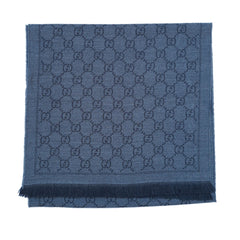 Wool GG Pattern Vintage Pre-Loved Scarf