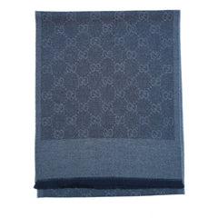 Wool GG Pattern Vintage Pre-Loved Scarf