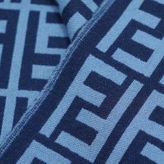 Wool FF Pattern Vintage Pre-Loved Scarf