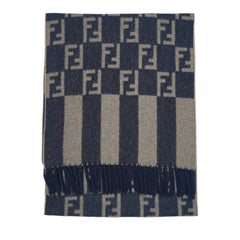 Wool FF Pattern Vintage Pre-Loved Scarf