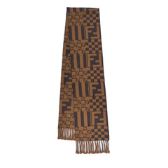 Wool FF Pattern Vintage Pre-Loved Scarf