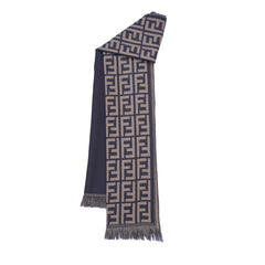 Wool FF Pattern Vintage Pre-Loved Scarf