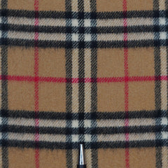 Lambswool Plaid Print Vintage Pre-Loved Scarf