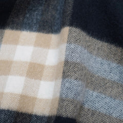Cashmere Plaid Print Vintage Pre-Loved Scarf