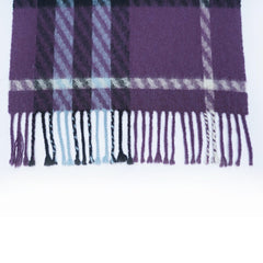 Cashmere Plaid Print Vintage Pre-Loved Scarf