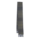Cashmere/Merino Plaid Print Vintage Pre-Loved Scarf