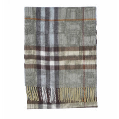 Cashmere Plaid Print Vintage Pre-Loved Scarf