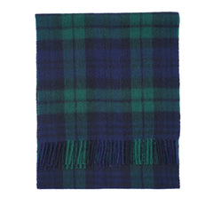 Cashmere Plaid Print Vintage Pre-Loved Scarf
