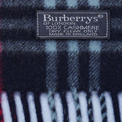 Cashmere Plaid Print Vintage Pre-Loved Scarf