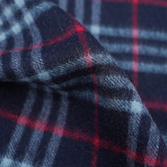 Cashmere/Wool Plaid Print Vintage Pre-Loved Scarf