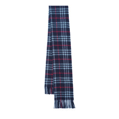 Cashmere/Wool Plaid Print Vintage Pre-Loved Scarf