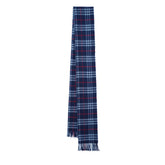 Lambswool Plaid Print Vintage Pre-Loved Scarf