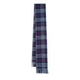 Lambswool Plaid Print Vintage Pre-Loved Scarf